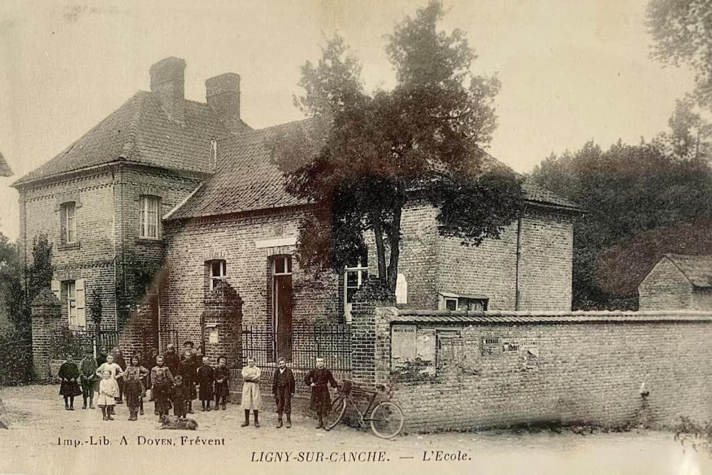 Gite De L'Ancienne Ecole Et Mairie Ligny-sur-Canche Exterior photo